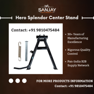 Hero Splendor Center Stand with pin & spring